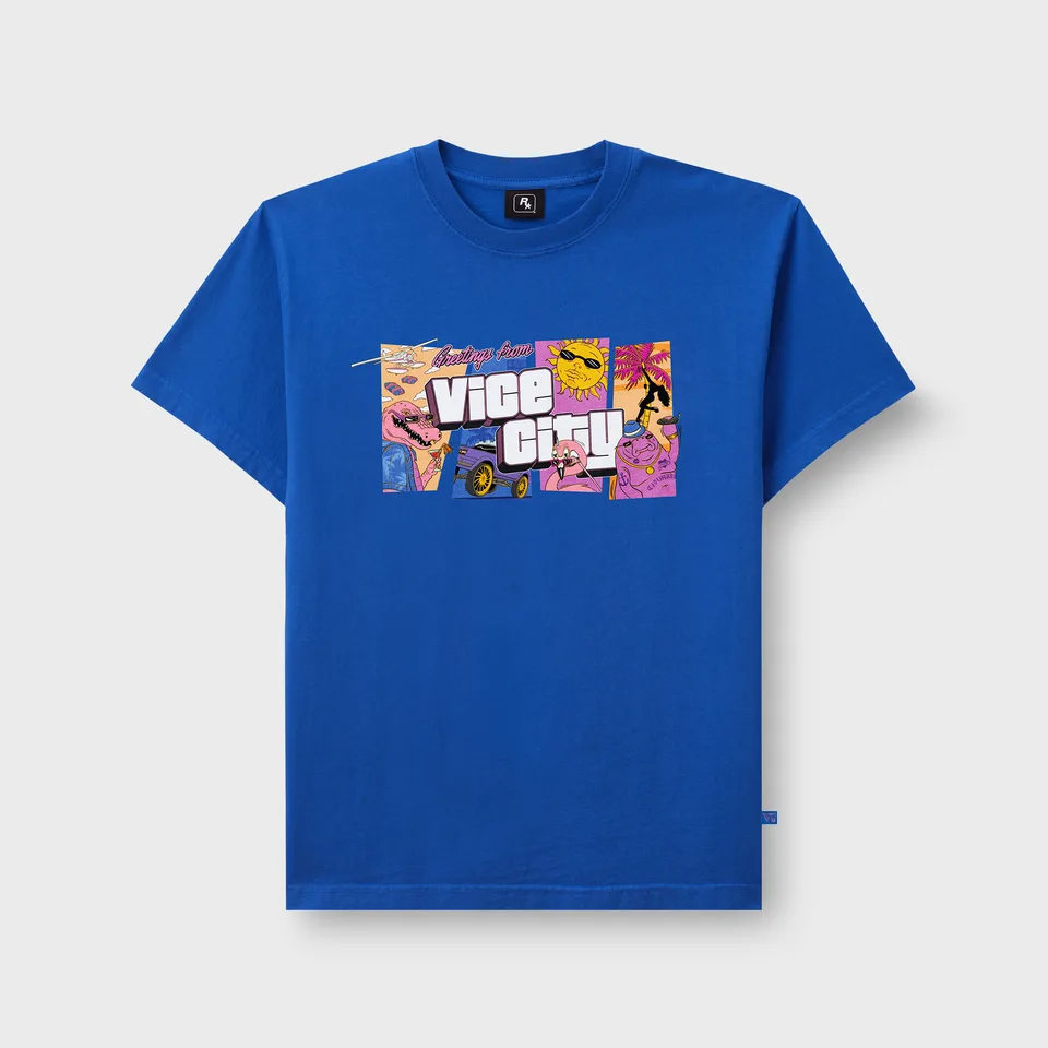 Blue Grand Theft Auto VI Goodtime State Tee