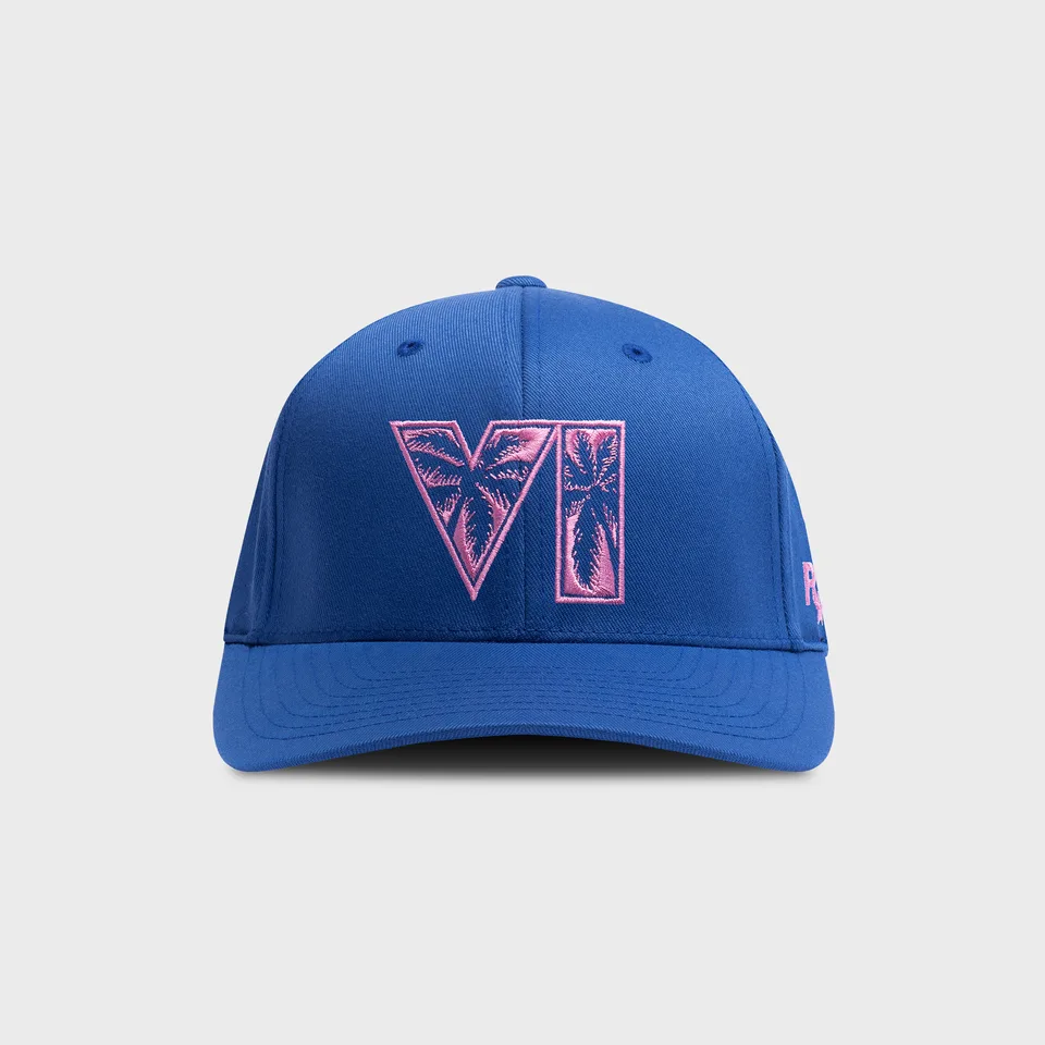 Grand Theft Auto VI Baseball Cap: Blue and Pink