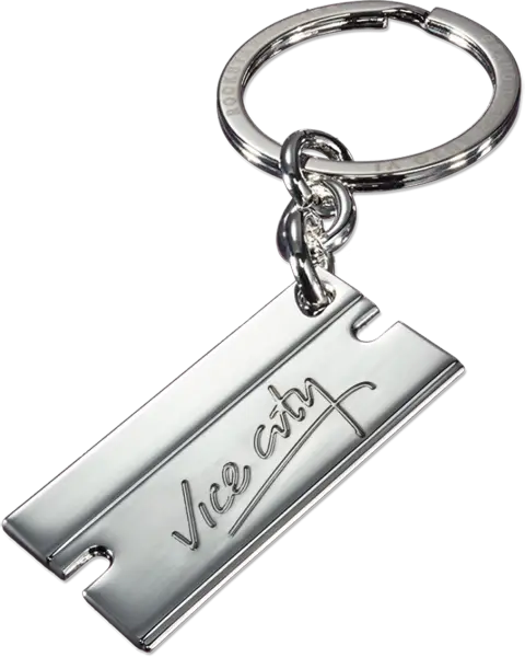 GTA VI Collectors Vice City Leonida Razor Keychain Transparent