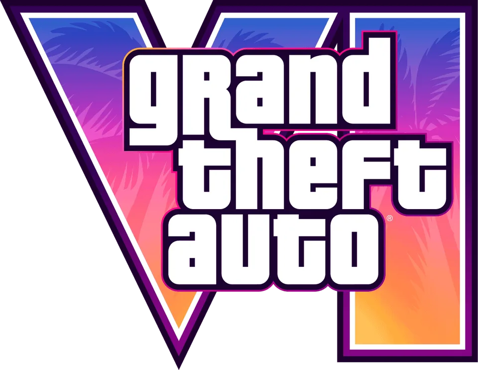 Grand Theft Auto VI Logo on a transparent background